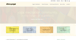 Desktop Screenshot of dewyoga.net