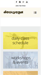 Mobile Screenshot of dewyoga.net